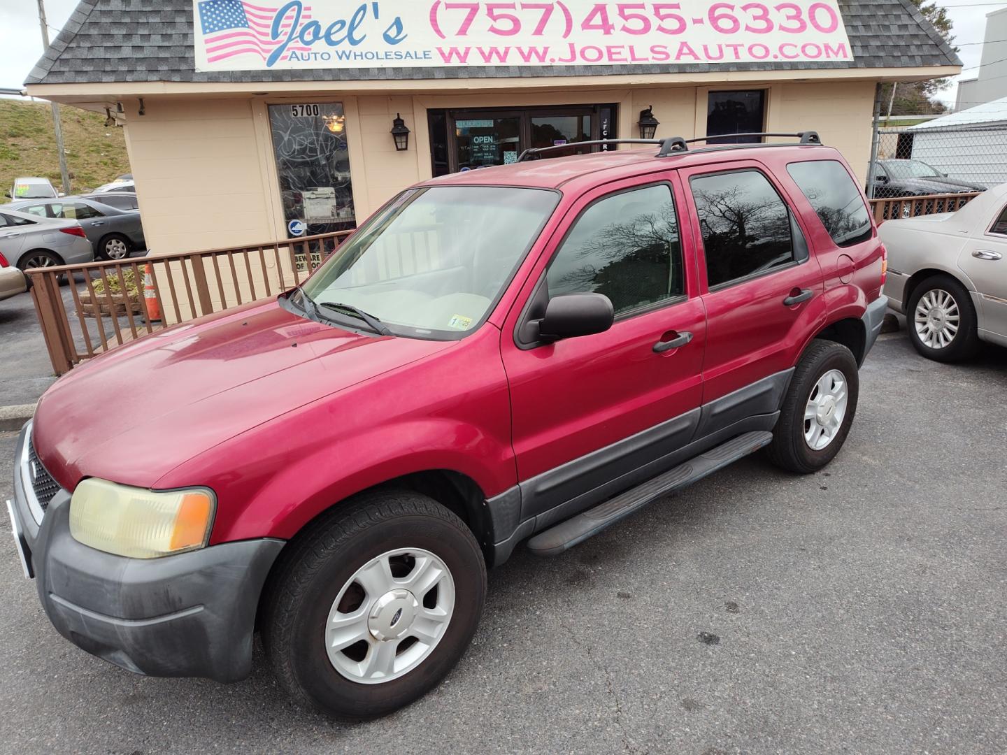 2004 Red Ford Escape (1FMYU03194K) , Automatic transmission, located at 5700 Curlew Drive, Norfolk, VA, 23502, (757) 455-6330, 36.841885, -76.209412 - Photo#0